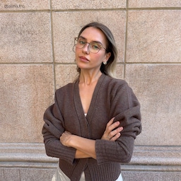 Mira Oval Brown Glasses8