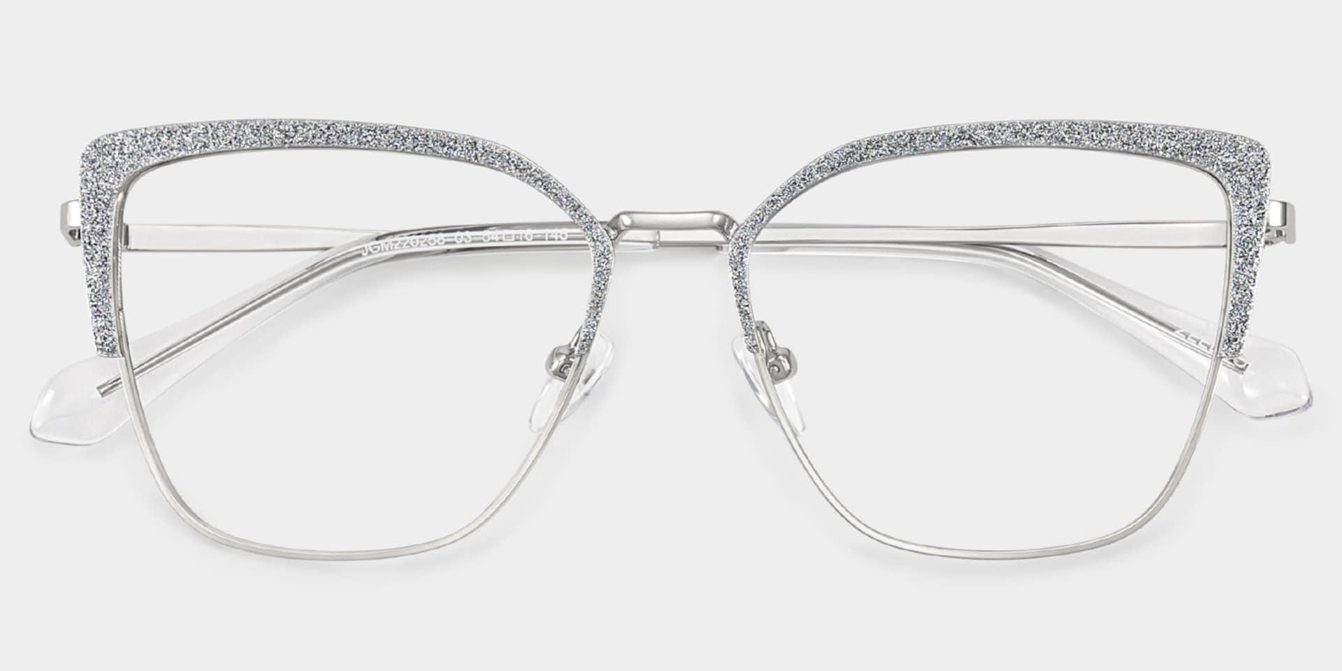 Javier silver rectangle glasses Online | ZEELOOL1