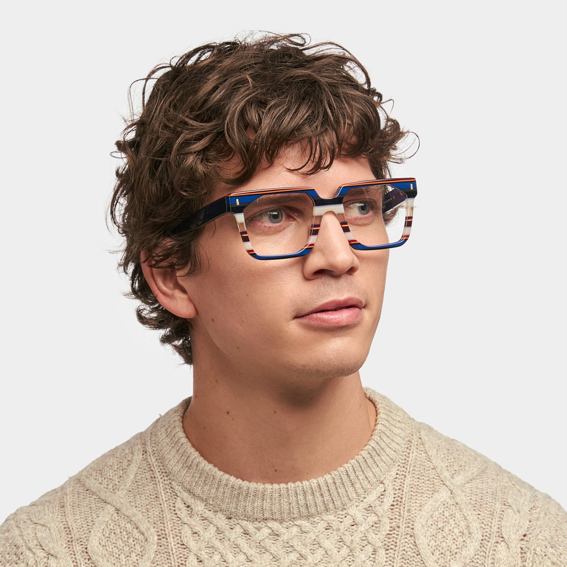 Laguer Rectangle Specs Frame For Men | Zeelool2