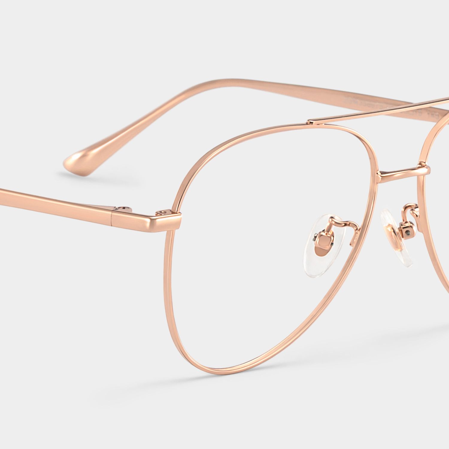 Cher Rose Gold Metal Aviator Glasses | ZEELOOL x Prabal Gurung