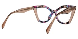 Nolia Cateye Floral Glasses3