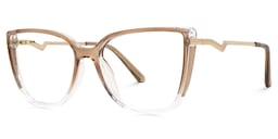 Celisa Cateye Two-Tone Glasses1