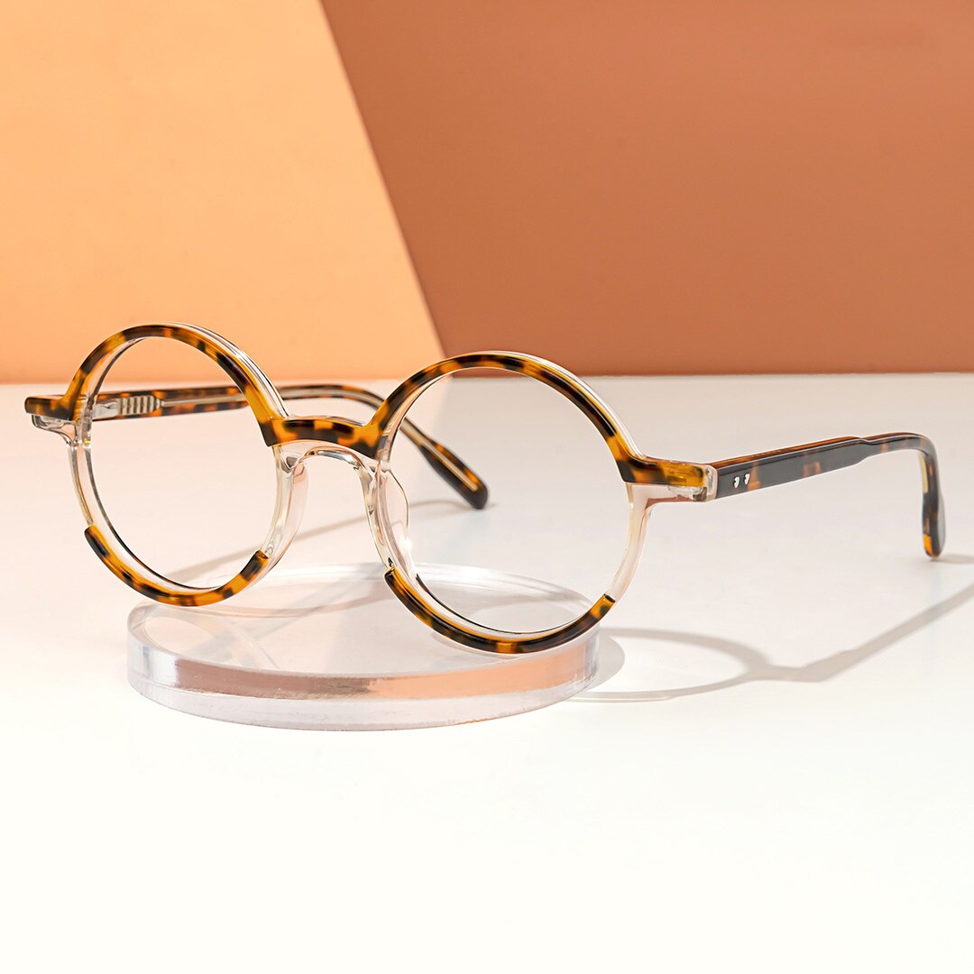 Round Swain Tortoise Glasses deals -Zeelool Glasses
