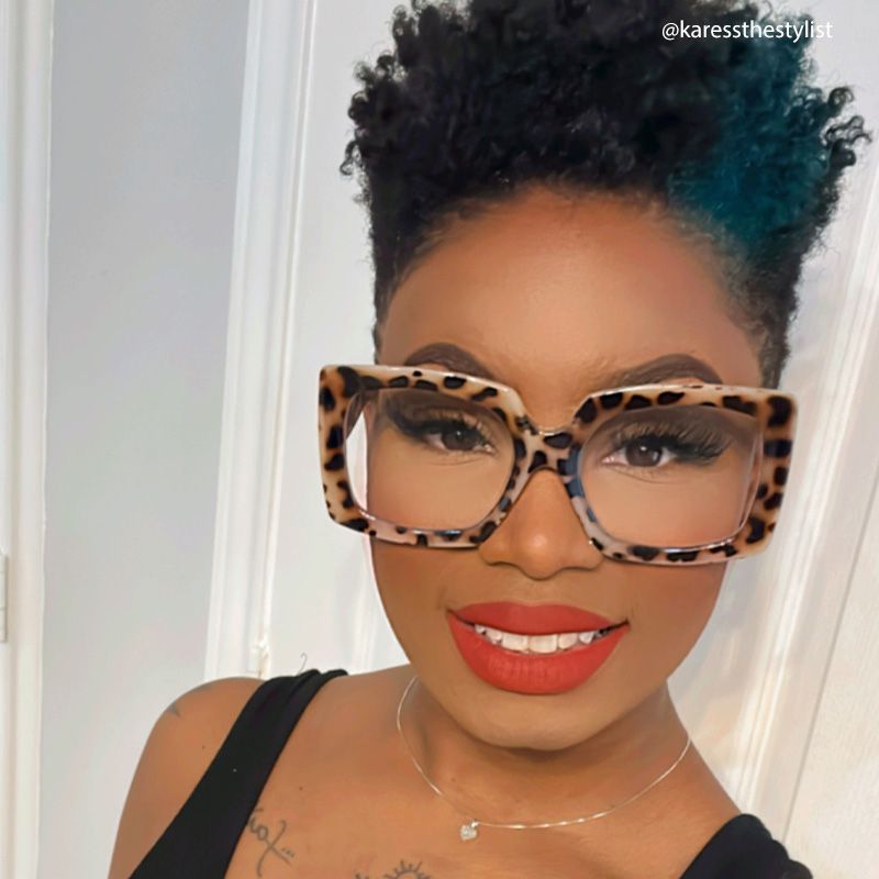 Yael Square Light-Tortoise Glasses