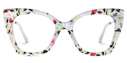 Rivas Butterfly Floral Glasses0
