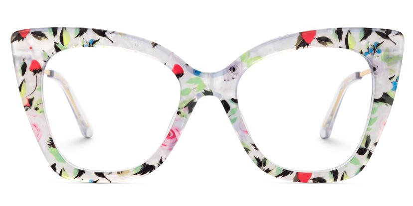 Rivas Butterfly Floral Glasses
