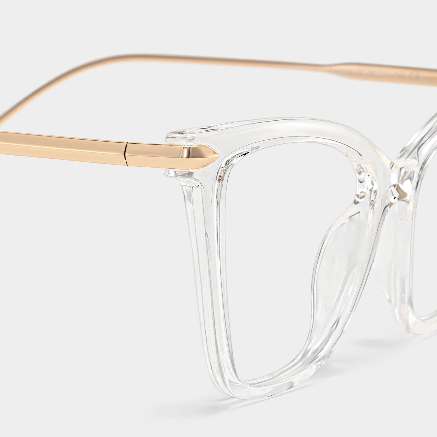 Hilary Butterfly Clear Frame Glasses for Women | ZEELOOL5