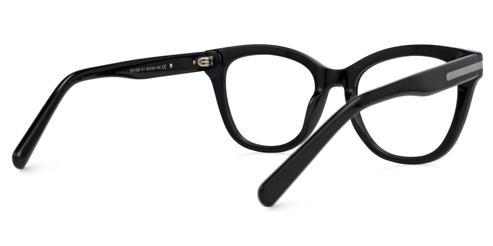 Cateye Kathleen Black Glasses deals -Zeelool Glasses3
