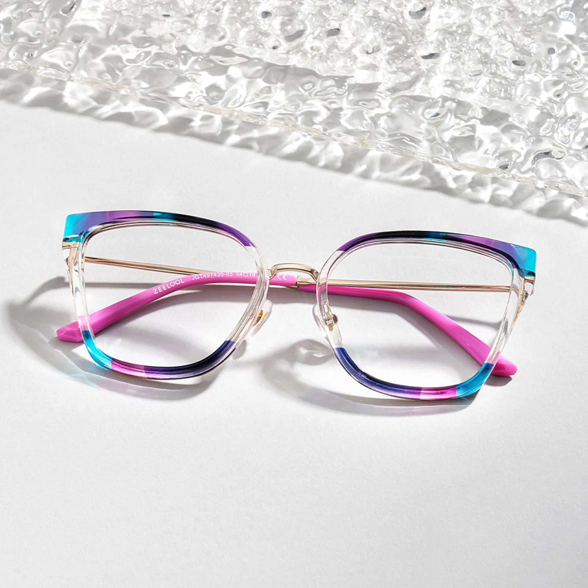 Martins TR90 Rectangle Multicolor Frame Glasses | Zeelool0