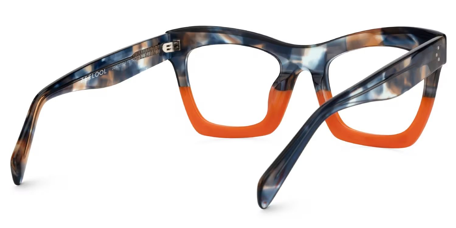 New Arrival Orange Color for Benitez Frame Glasses | Zeelool3