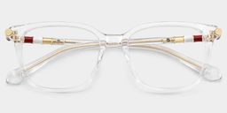Delilah Square Clear Glasses4