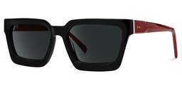 Kady Rectangle Black Glasses1