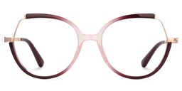 Zakaria Geometric Two-Tone Glasses0