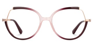 Zakaria Geometric Two-Tone Glasses0