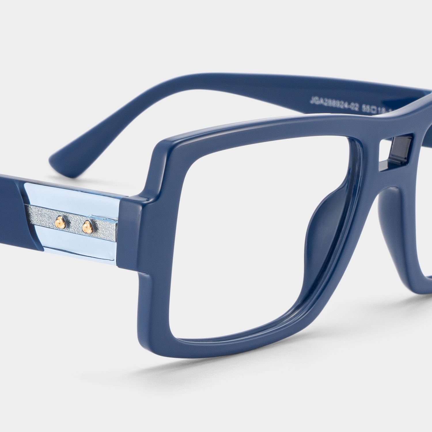 Blue Nora Aviator Eyeglass Frame for Women | ZEELOOL5