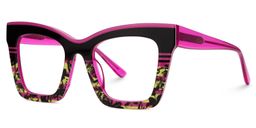 Samia Square Two-Tone Glasses1