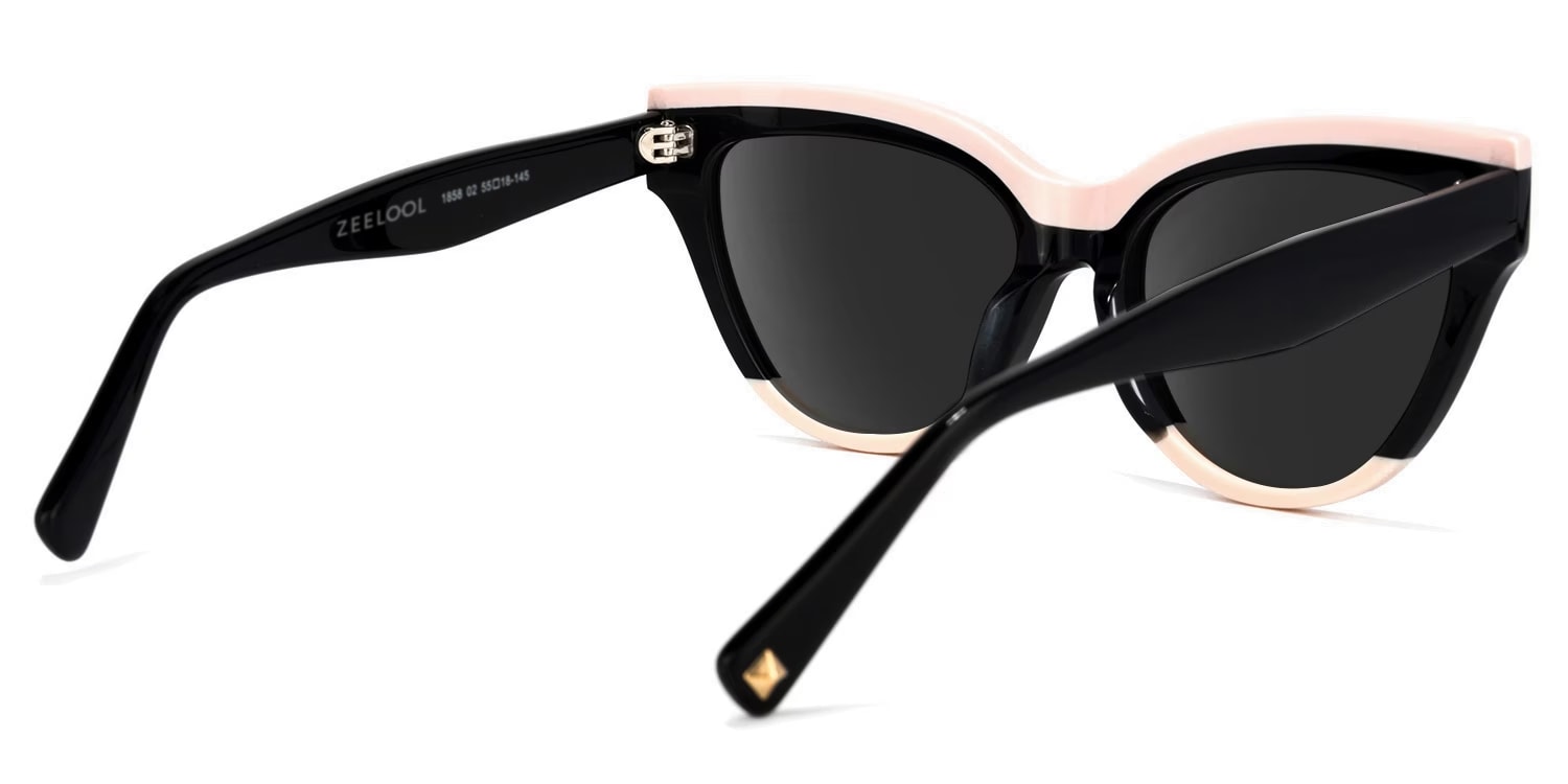 Cascata Cateye Black Sunglasses3