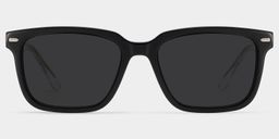 George Rectangle Black Glasses0