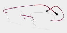 Evelyn Cat Eye Pink Glasses2
