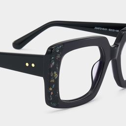 Sable Square Black Glasses5