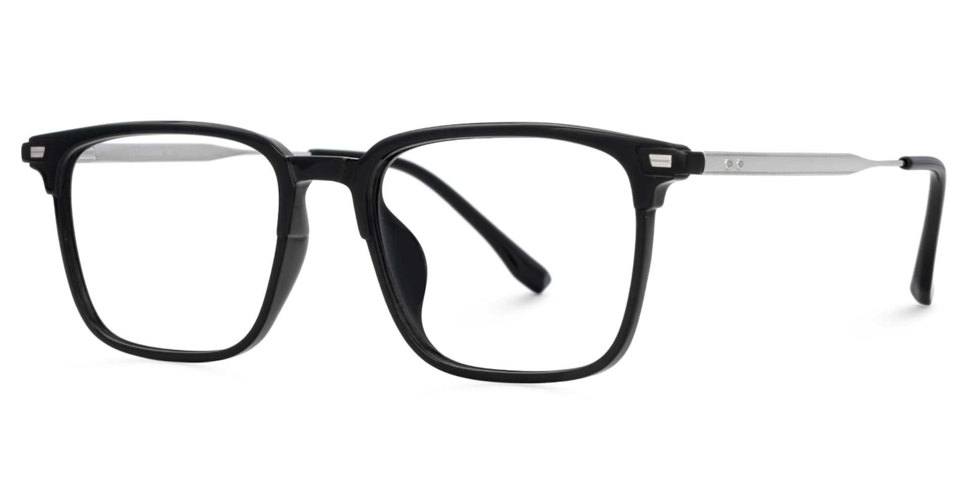 Roxy Rectangle Mixed-Materials Full-Frame Eyeglasses | Zeelool1