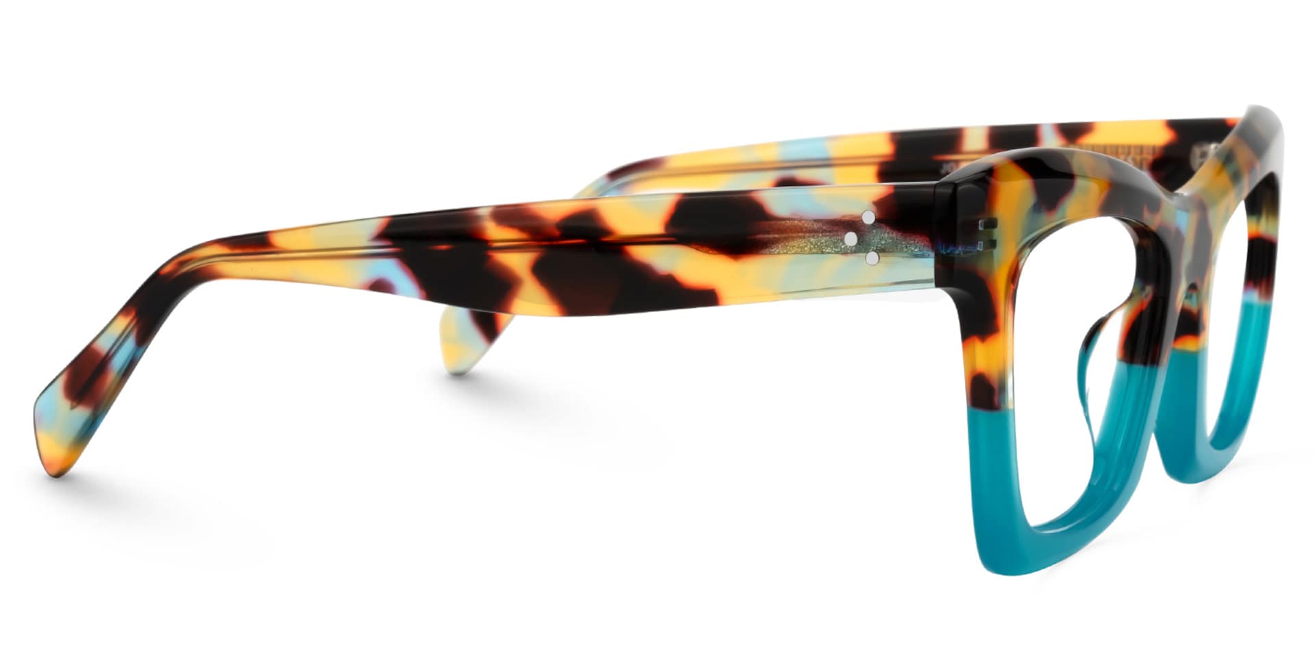 New Arrival Peacock-Blue Color for Benitez Frame Glasses | Zeelool2