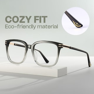 Kenny Square Gray-Crystal Glasses0