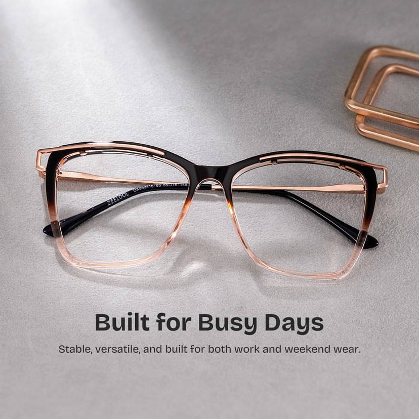 Krystle Square Multicolor Glasses