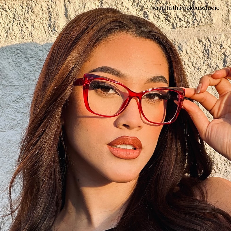 Farris Cat eye Red Glasses