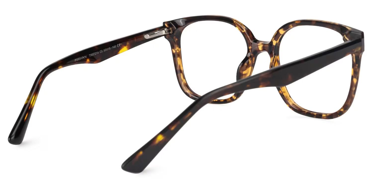 Square Siner Tortoise Glasses deals -Zeelool Glasses3
