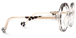 Shermier Round Two-Tone Glasses2