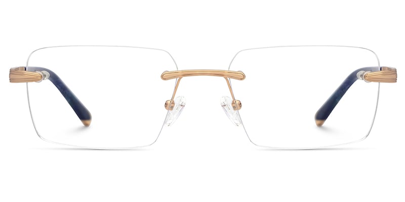Savitrie Rectangle Blue Glasses