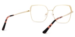 Shayla Square Black Red Glasses5