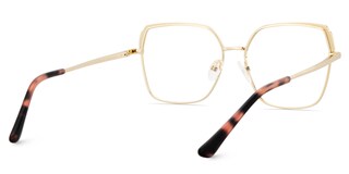 Shayla Square Black Red Glasses5