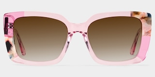 Palma Square Pink Sunglasses2
