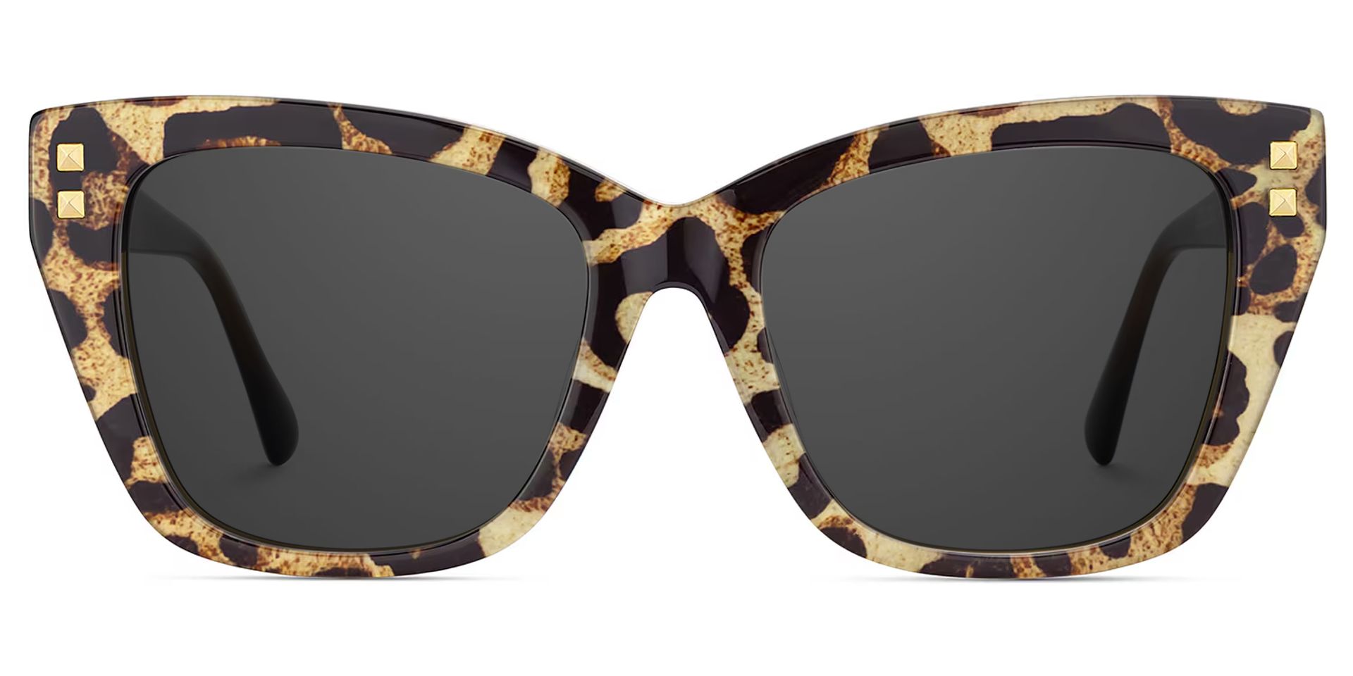 Tessia Leopard Square Glasses Women's Glasses | Zeelool0