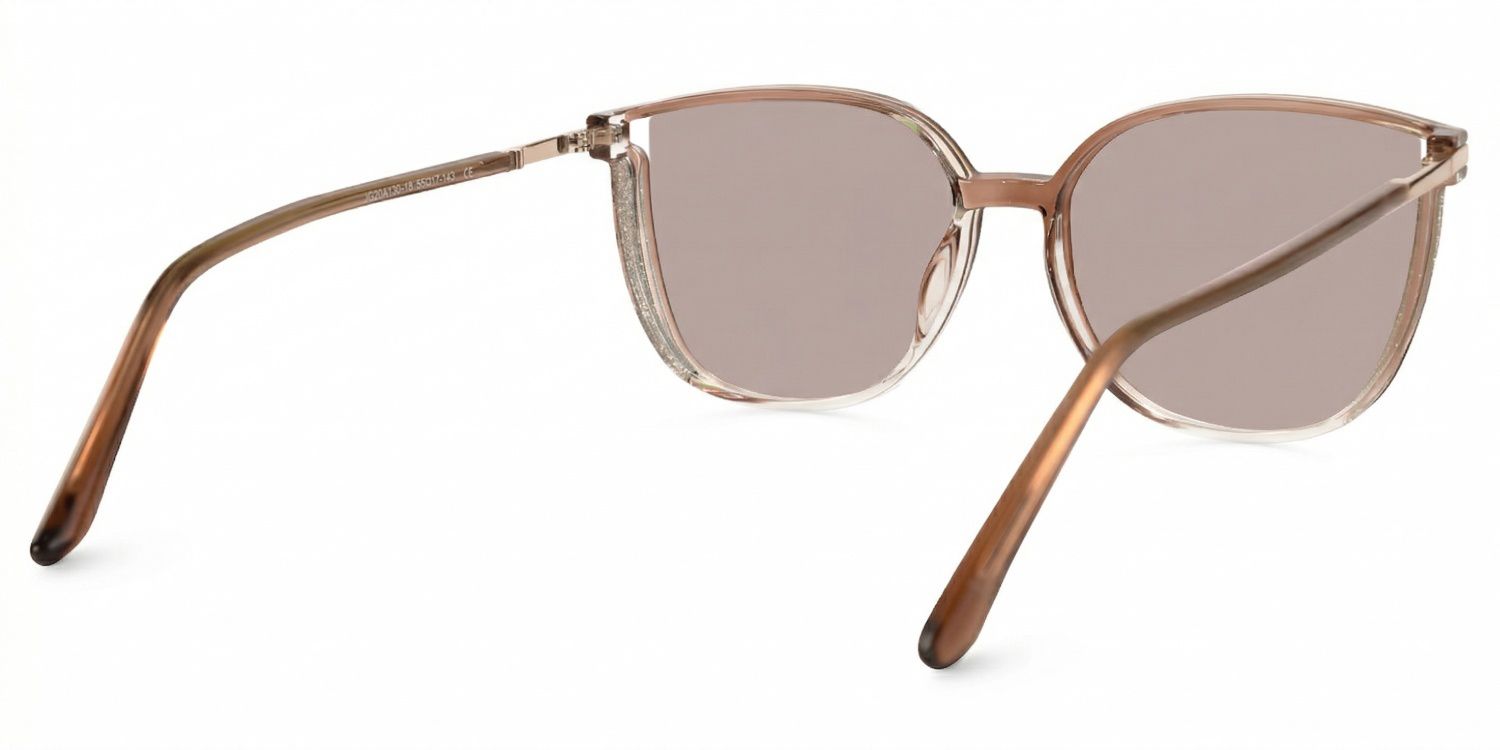 Rodz Square Brown Eyeglasses and Thin Frames Glasses3