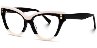 Cascata Cateye Black Glasses1