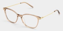 Jessica Cat-eye Beige Glasses3