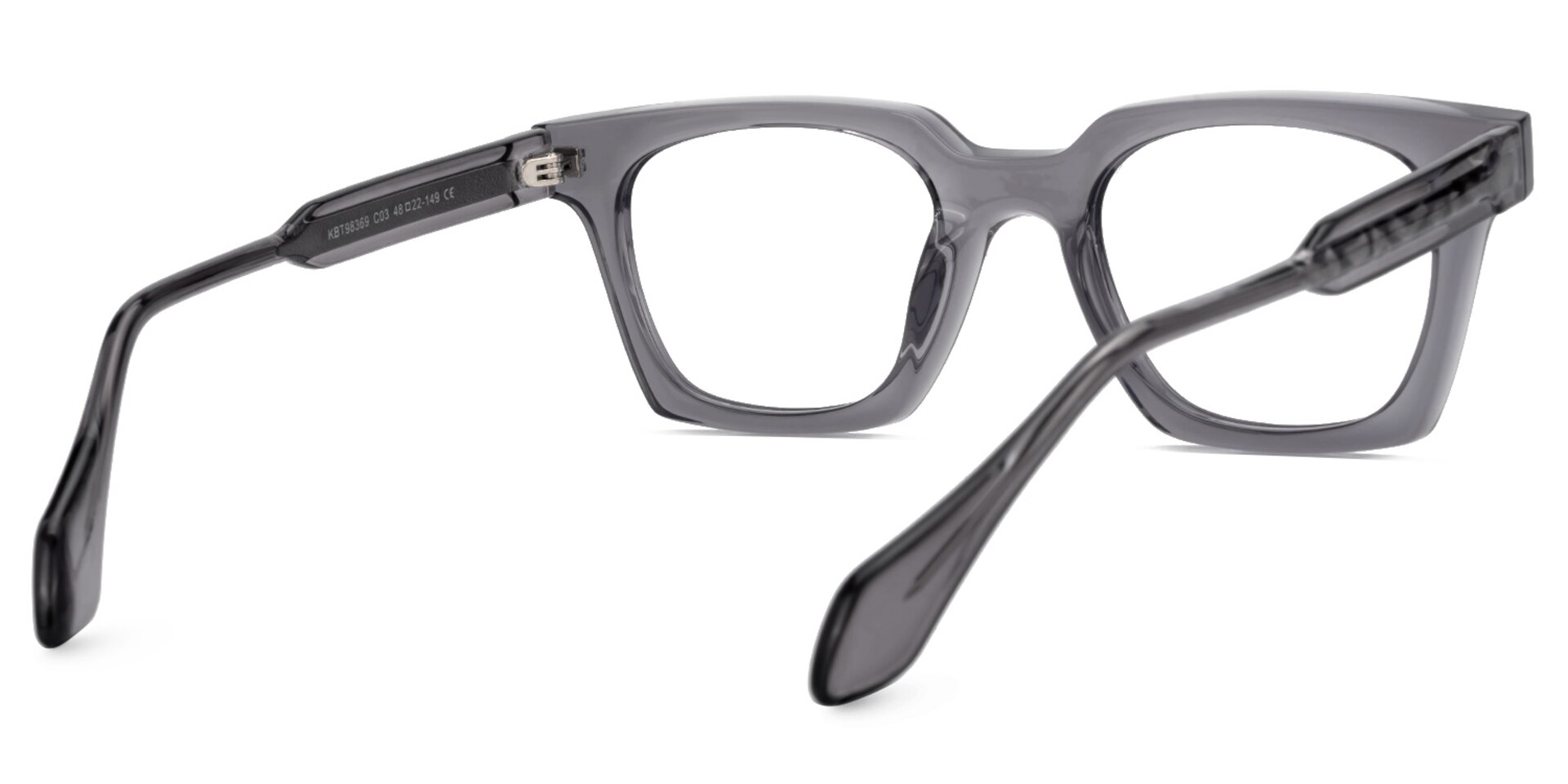 Square Oconnor Gray Color Frame Glasses | Zeelool3