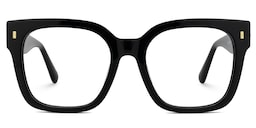 Scicluna Square Black Glasses0