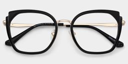 Murcia Square Black Glasses2