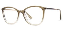 Jenee Oval Brown Glasses1