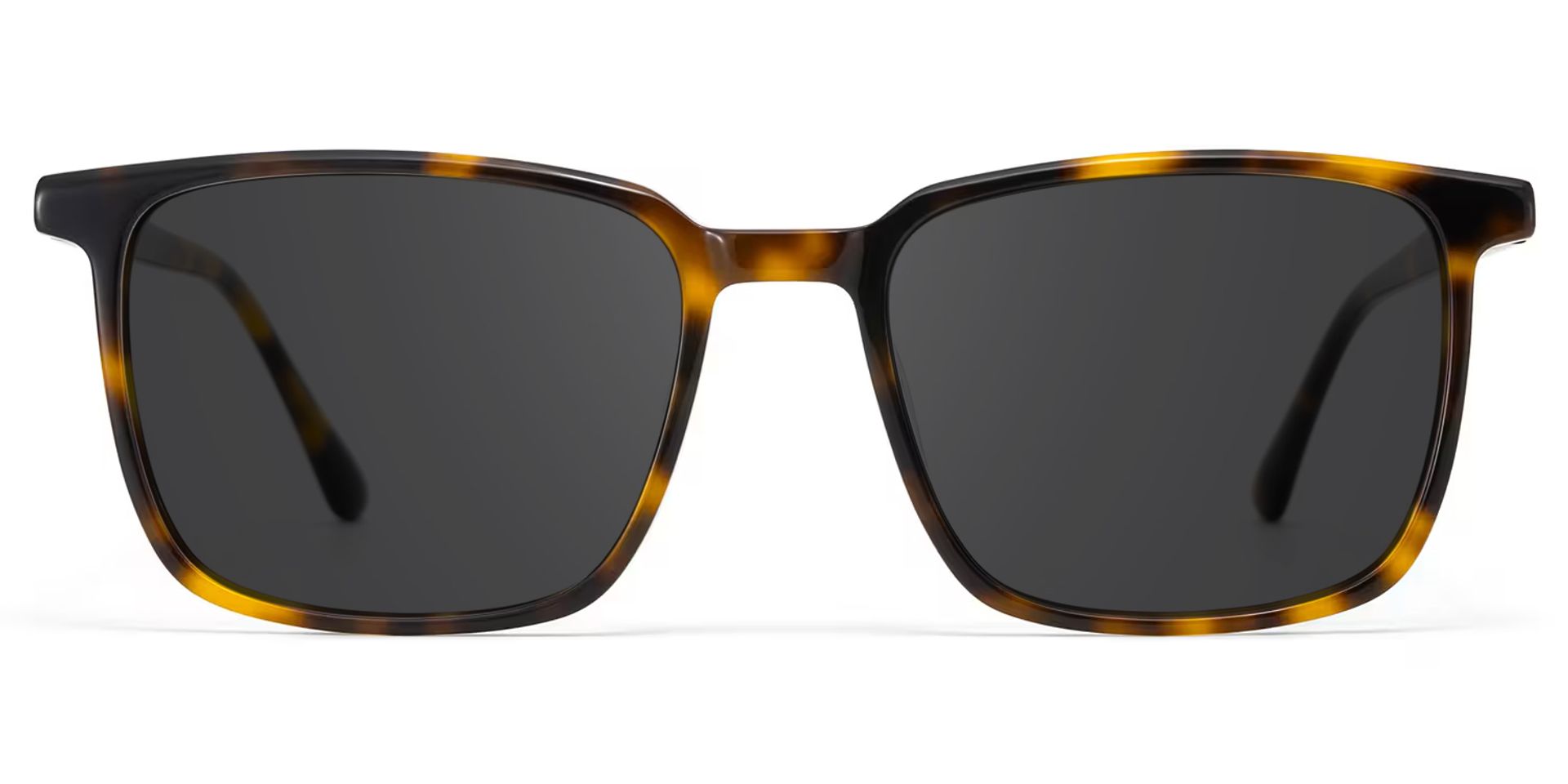 Rectangle Tortoise Eyeglasses- Aidan Acetate Frame Glasses0