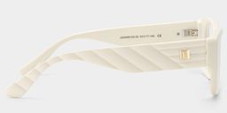 Hannah White Rectangle Glasses4