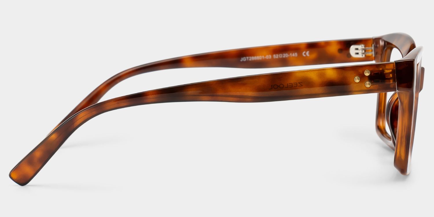 Marley Tortoise Eyeglasses with Rectangle Frames | ZEELOOL4