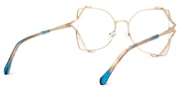 Mcconico Butterfly Gold Glasses3
