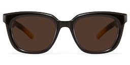 Lyric Black Rectangle Sunglasses1