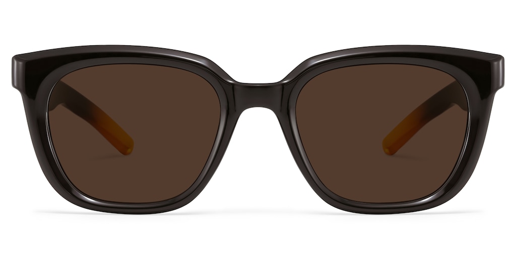 Lyric Black Rectangle Sunglasses