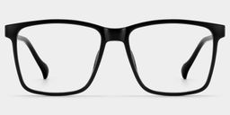 Burgos Square Black Glasses0